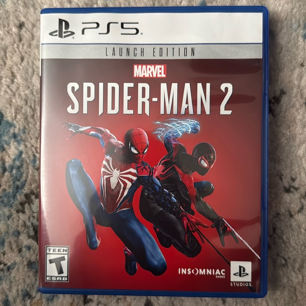 Sony PS5 Spider-Man 2 Launch Edition - Red and Blue